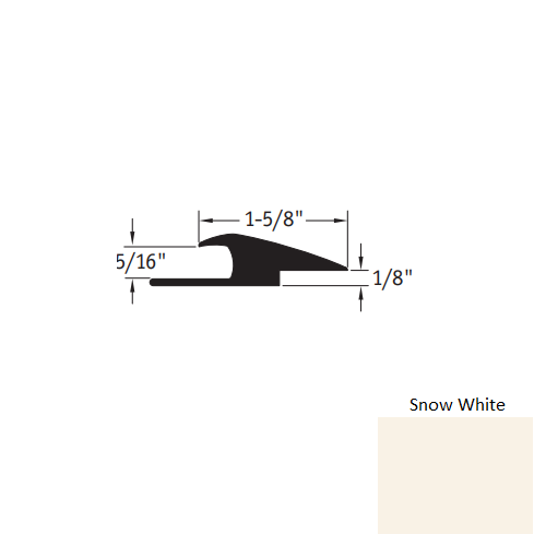 Johnsonite Snow White CTA-01-D