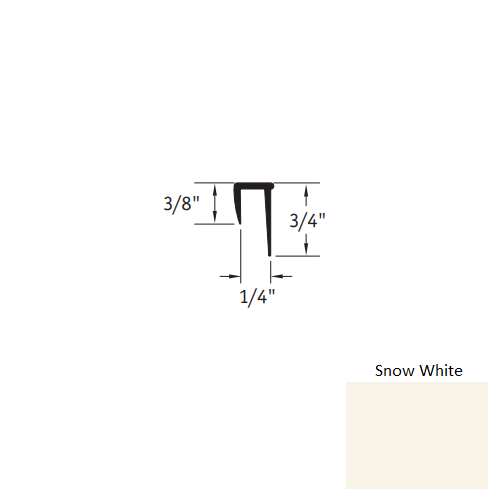 Johnsonite Snow White CCC-01-C