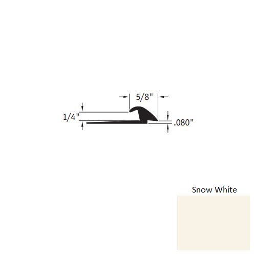 Johnsonite Snow White SLT-01-H