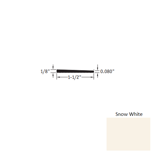 Johnsonite Snow White SSR-01-D