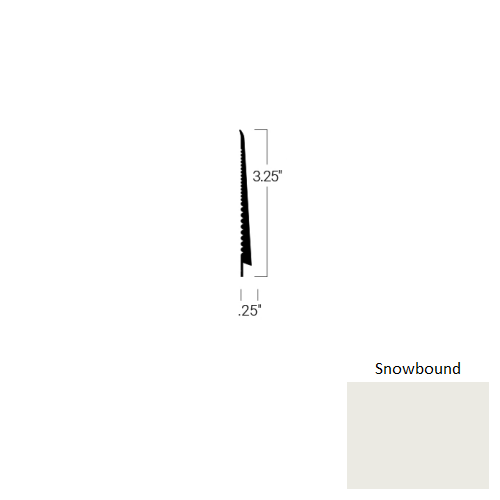 Johnsonite Snowbound TDC-TG1-3 1/4X75