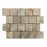 Full Sheet Sample - Chicago South Side Staggered Porcelain Mosaic - 3" x 3" x 10.5 MM Matte & Textured