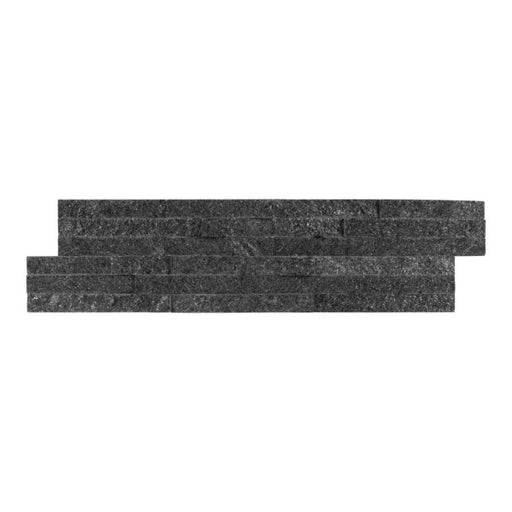 Full Ledger Sample - Star Galaxy Quartzite Ledgestone - 6" x 24" x 1/2" Natural Cleft Face with Gauged Back