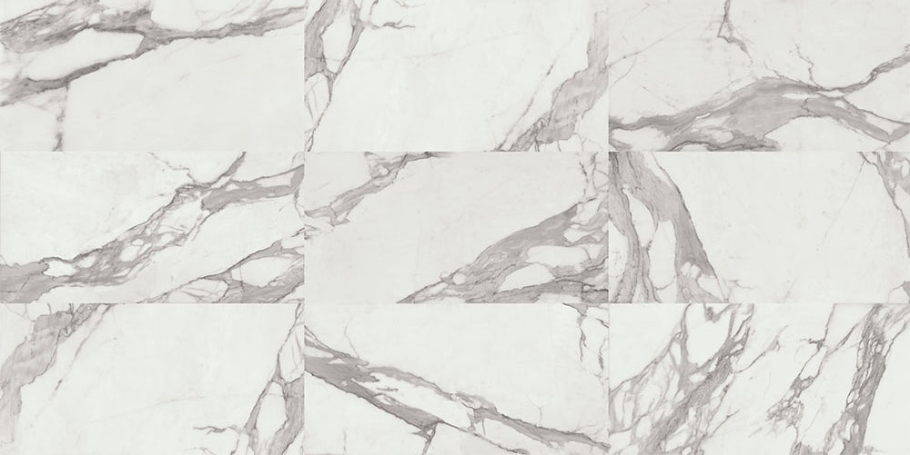 Magica Marstood Statuario Porcelain Tile - Polished