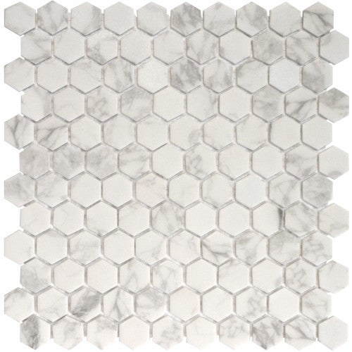 Onix Hex Blends Statuario Malla 112999