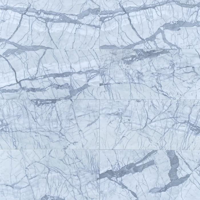 Statuarietto Honed Marble Tile - 12" x 24" x 3/8"