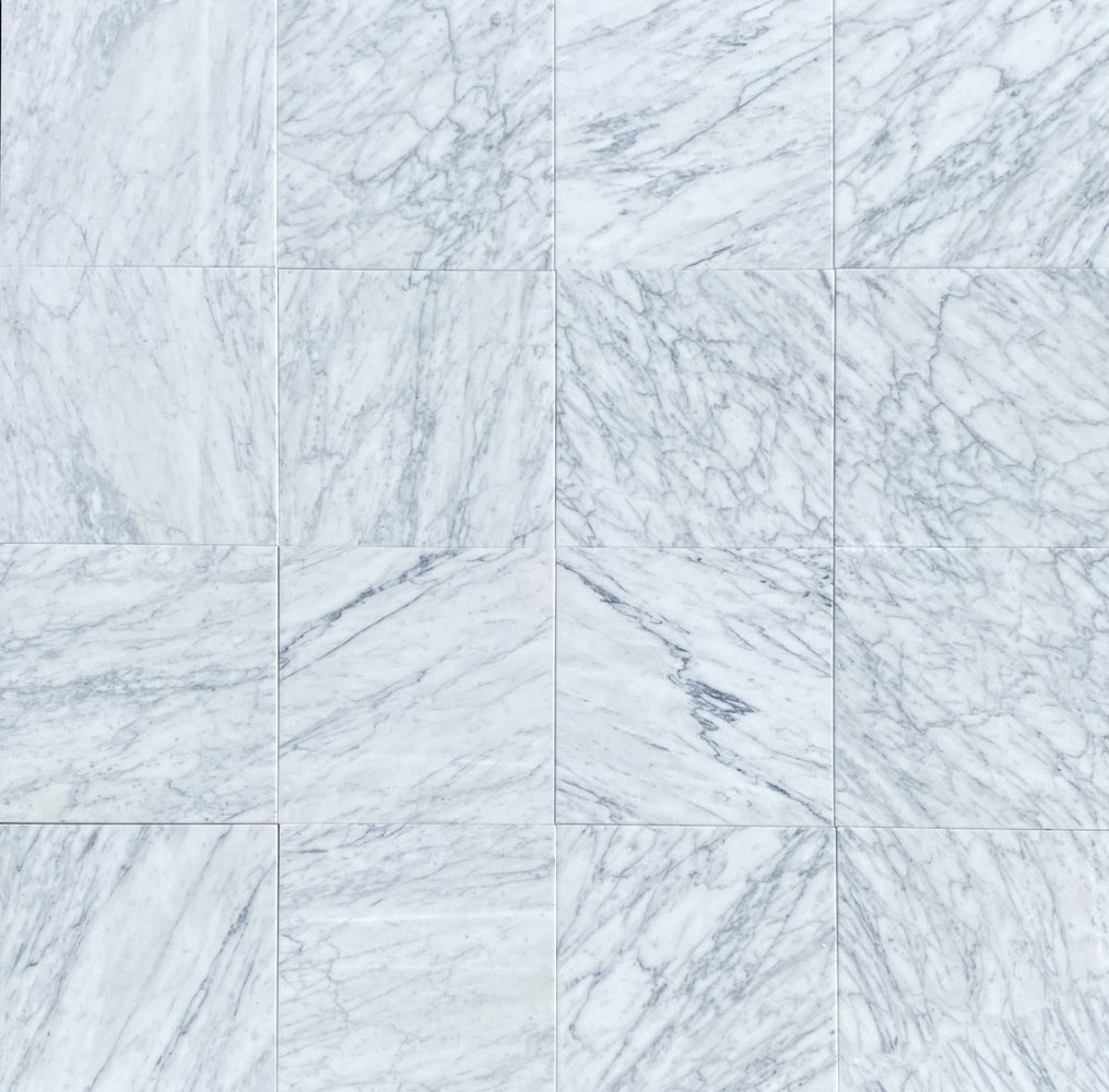 Full Tile Sample - Statuarietto Marble Tile - 16" x 16" x 3/8" Polished