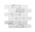 Calacatta Mix Marble Subway Mesh - 2" x 4" Polished