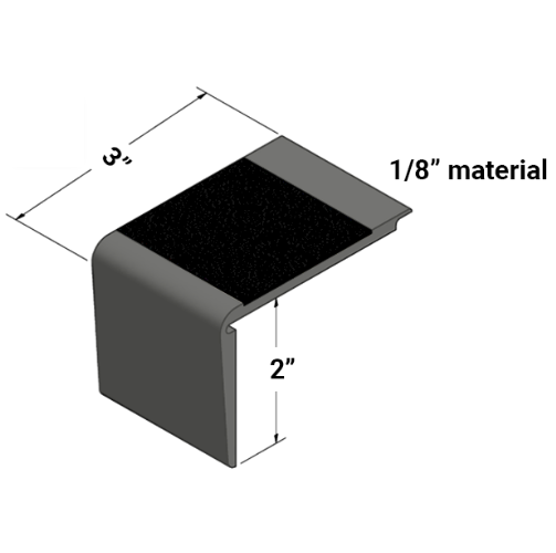 Tarkett Johnsonite TA4 Gateway Visually Impaired Recessed Stair Nose ...