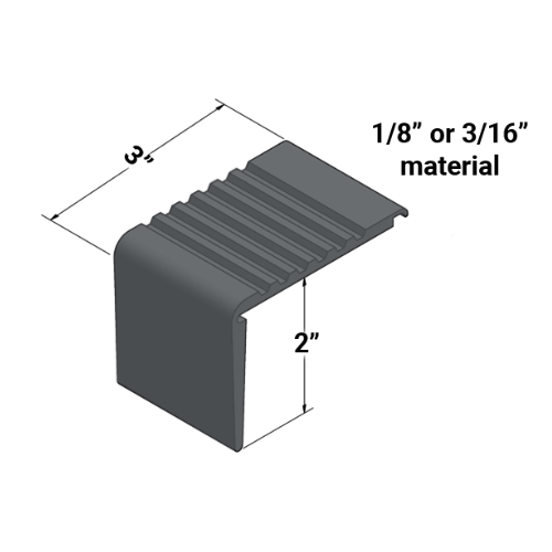 johnsonite angle fit rubber stair tread with integrated riser Tarkett Johnsonite Bedrock Angle Fit Stair Tread with Riser — Stone & Tile Shoppe, Inc