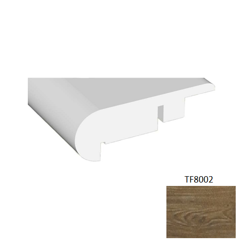 TF8002 Embossed Wood Laminate Wood Moulding / Trim - 2.84" x 94.49" Flush Stair Nose