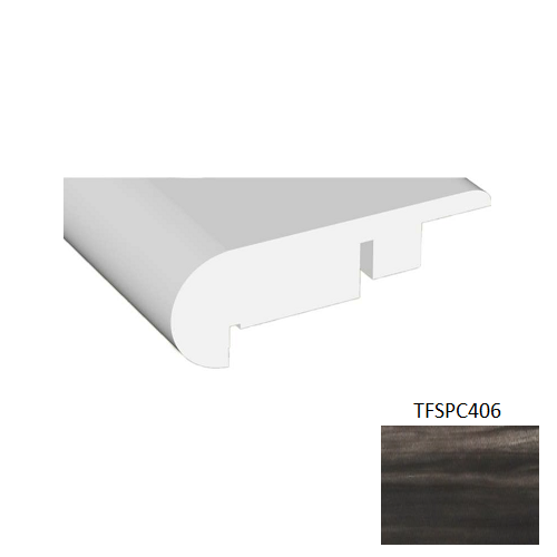 TFSPC406 IXPE Antique Vinyl Vinyl Moulding / Trim - 2.84" x 94.49" Flush Stair Nose