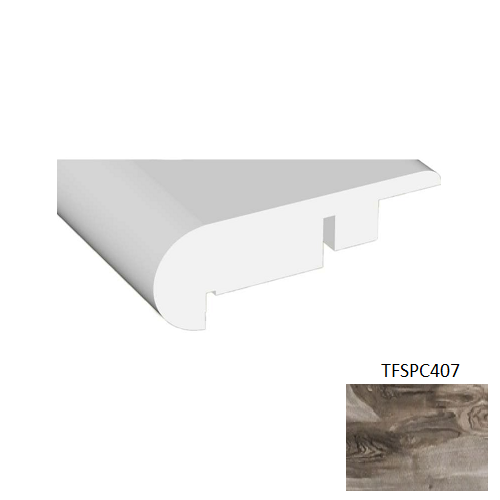 TFSPC407 IXPE Antique Vinyl Vinyl Moulding / Trim - 2.84" x 94.49" Flush Stair Nose