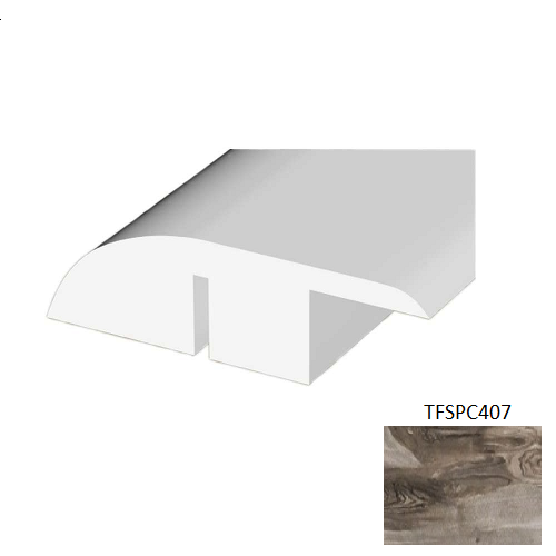 TFSPC407 IXPE Antique Vinyl Vinyl Moulding / Trim - 1.78" x 94.49" Reducer