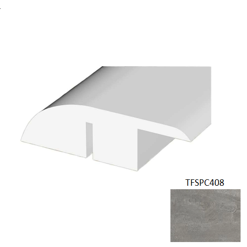 TFSPC408 IXPE Antique Vinyl Vinyl Moulding / Trim - 1.78" x 94.49" Reducer