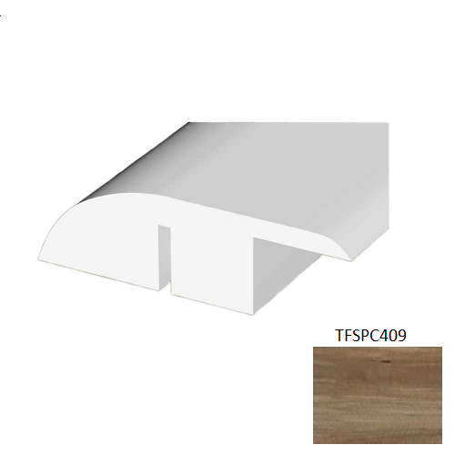 TFSPC409 IXPE Antique Vinyl Vinyl Moulding / Trim - 1.78" x 94.49" Reducer