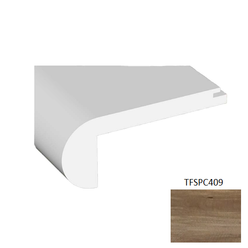 TFSPC409 IXPE Antique Vinyl Vinyl Moulding / Trim - 2.17" x 94.49" Stair Nose