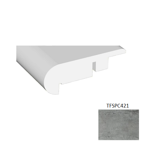 TFSPC421 IXPE Antique Vinyl Vinyl Moulding / Trim - 2.84" x 94.49" Flush Stair Nose