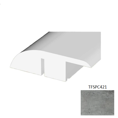 TFSPC421 IXPE Antique Vinyl Vinyl Moulding / Trim - 1.78" x 94.49" Reducer