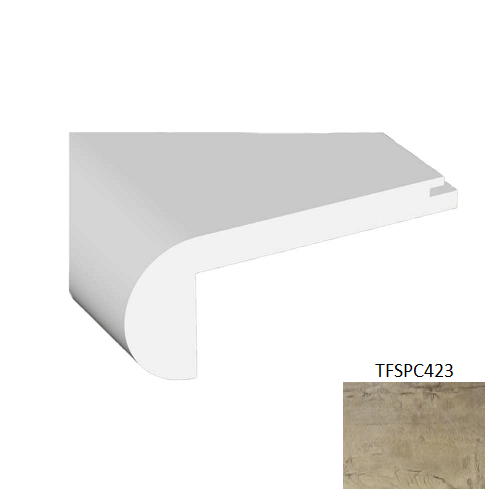 TFSPC423 IXPE Antique Vinyl Vinyl Moulding / Trim - 2.17" x 94.49" Stair Nose