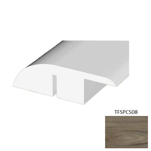 TFSPC508 Antique Vinyl Vinyl Moulding / Trim - 1.78" x 94.49" Reducer