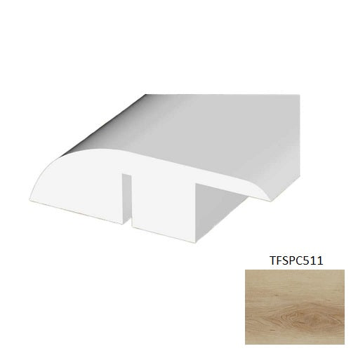 TFSPC511 Antique Vinyl Vinyl Moulding / Trim - 1.78" x 94.49" Reducer