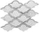 Full Sheet Sample - Skalini Line Waterjet Bianco Carrara Marble Mosaic - Trellis 27