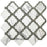 Waterjet Bianco Carrara / Murano Silver TRL-5