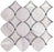 Full Sheet Sample - Skalini Line Waterjet White Natural Stone Mosaic - Trellis 7