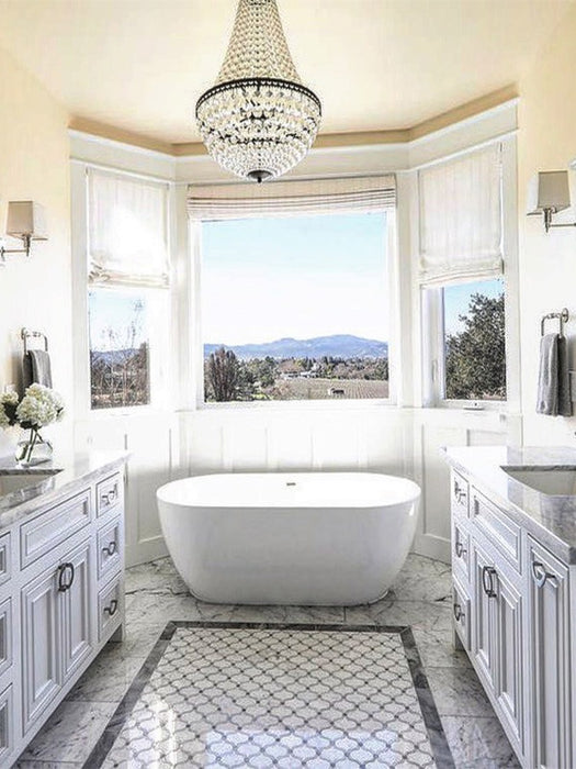 Waterjet Natural Stone White TRL-8-ARC-3