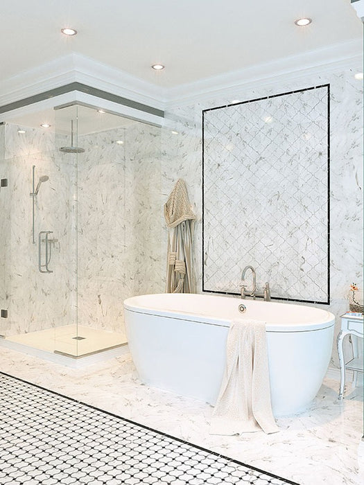 Waterjet White TRL-8-ARC-3 Polished