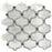 Full Sheet Sample - Skalini Line Waterjet White Natural Stone Mosaic - Trellis 8