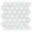 Thassos White Marble Mosaic - 2" Hexagon Honed