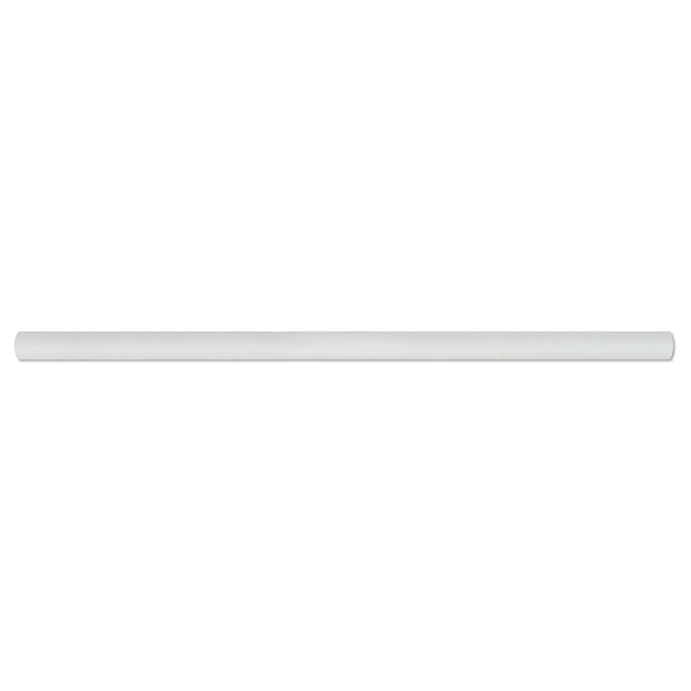 Thassos White Marble Liner - 1/2" x 12" Pencil Polished