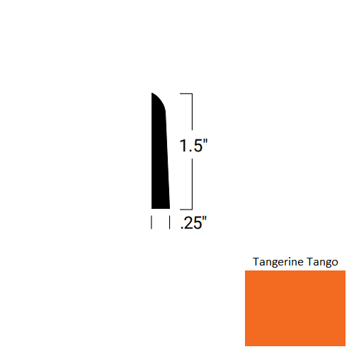 Johnsonite Tangerine Tango SHU-62-A