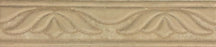 Matte Taupe Ceramic Border - 2.2" x 10" Border