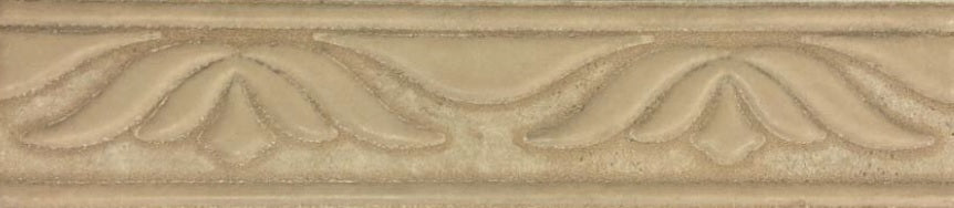 Matte Taupe Ceramic Border - 2.2" x 10" Border