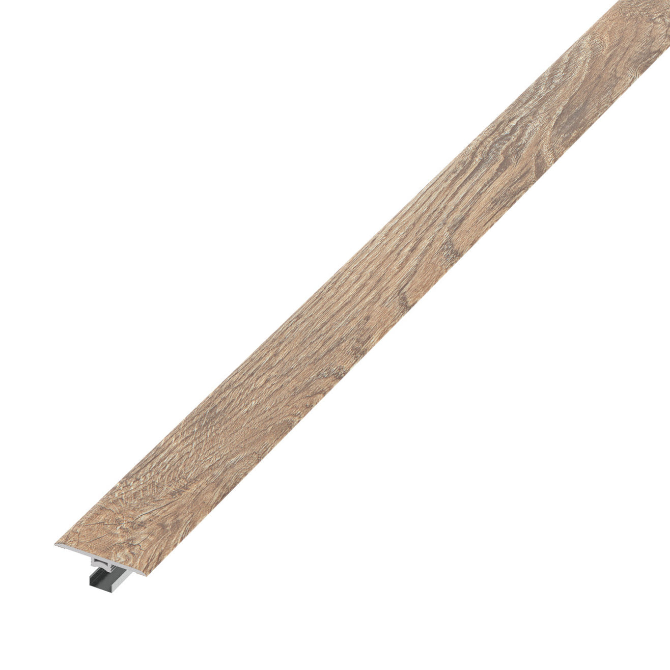 Bedrosians Madera 325 Tawney Oak Polyurethane Vinyl T Molding — Stone