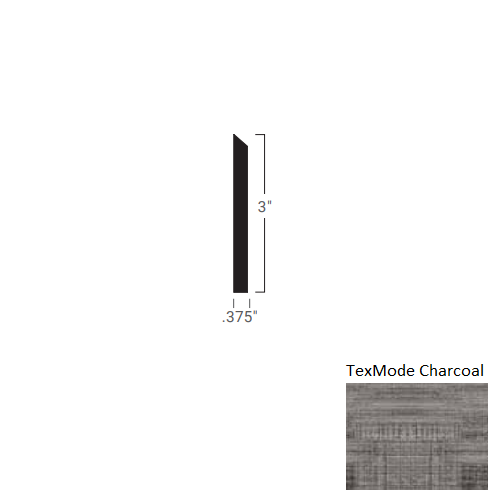 Johnsonite TexMode Charcoal MW-MN3-N