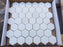 Thassos White Marble Mosaic - 2" Hexagon Polished