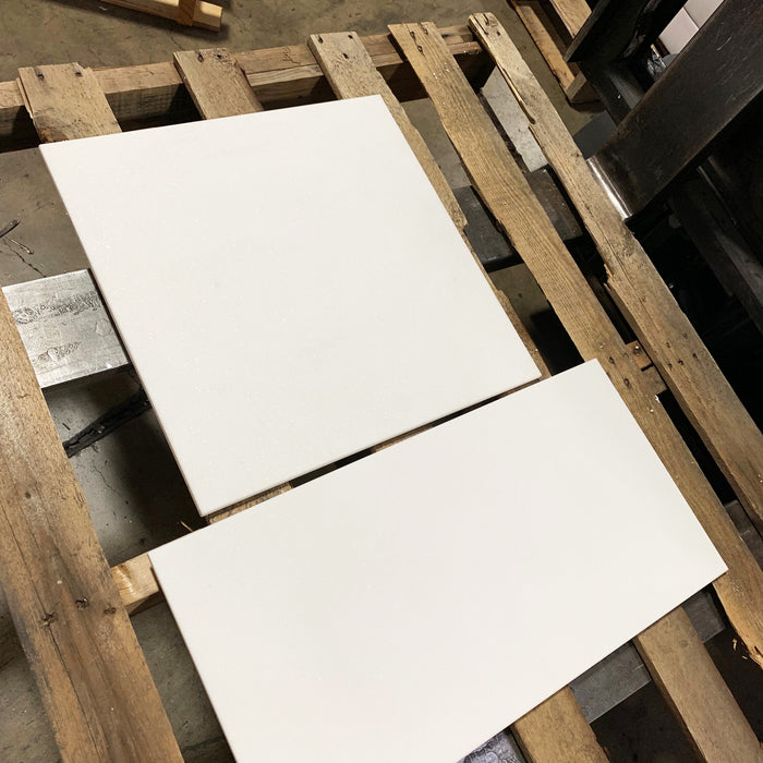 Honed Thassos White Extra Marble Tile - 18" x 18" x 3/8"