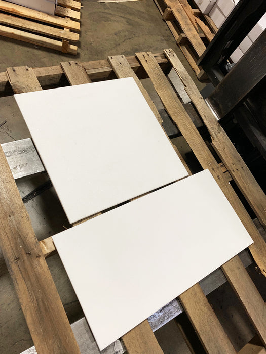 Honed Thassos White Extra Marble Tile - 18" x 18" x 3/8"
