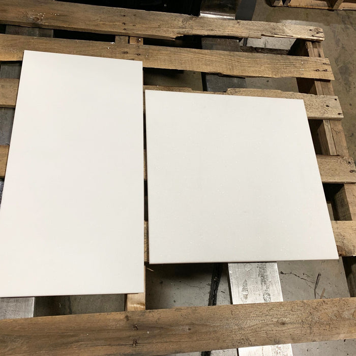 Thassos White Extra Marble Tile - 18" x 18" x 3/8" Honed