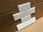 Honed Thassos White Extra Beveled Marble Tile - 3" x 6" x 3/8"