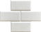 Full Tile Sample - Thassos White Extra Beveled Marble Tile - 3" x 6" x 3/8" Polished