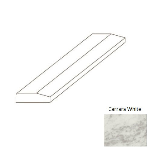 Daltile Threshold M701 Carrara White Polished Single Hollywood Bevel