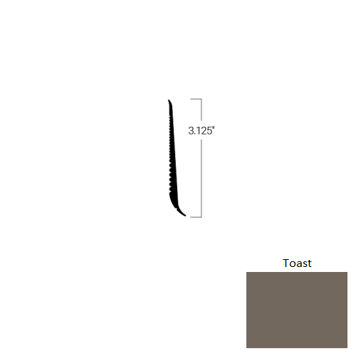 Johnsonite Toast TDCR-283-3 1/8X75