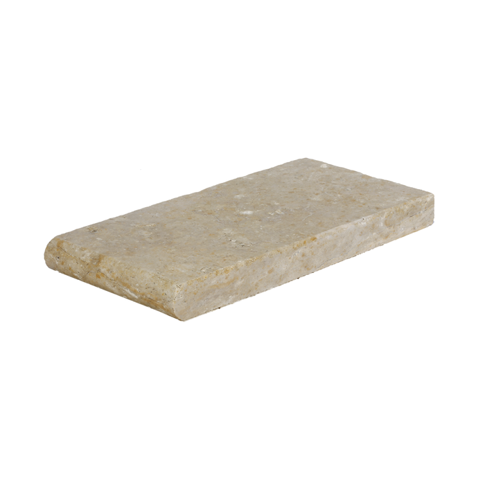 Toscana Tumbled Travertine Pool Coping - 6" x 12" x 1 1/4"