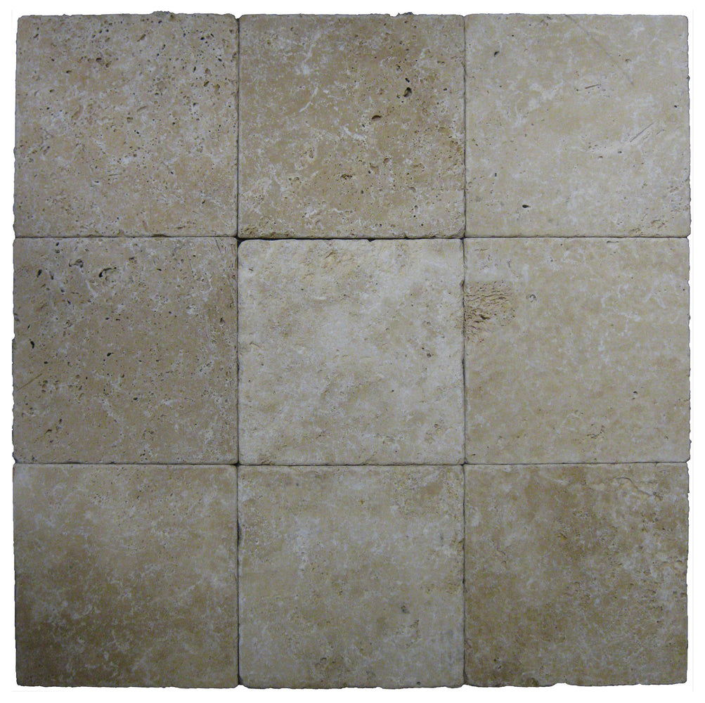 Full Paver Sample - Toscana Travertine Paver - 6" x 12" x 1 1/4" Tumbled