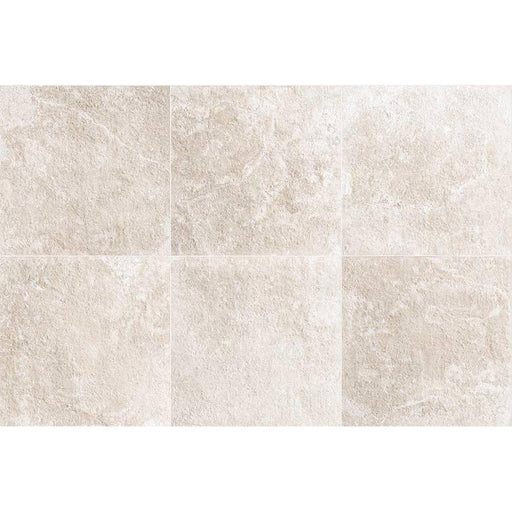 Cross Cut White Porcelain Paver - Matte